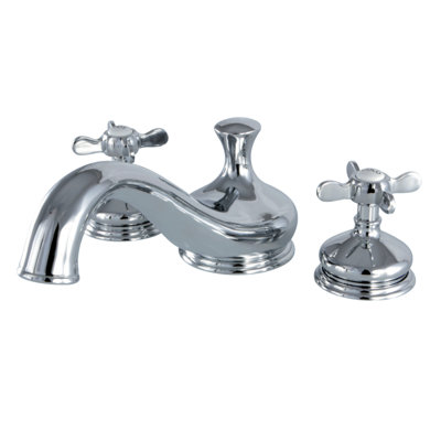 Kingston Brass Essex Two-Handle 3-Hole Deck Mount Roman Tub Faucet
