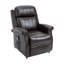 Fauteuil inclinable bleu en similicuir-2008930394