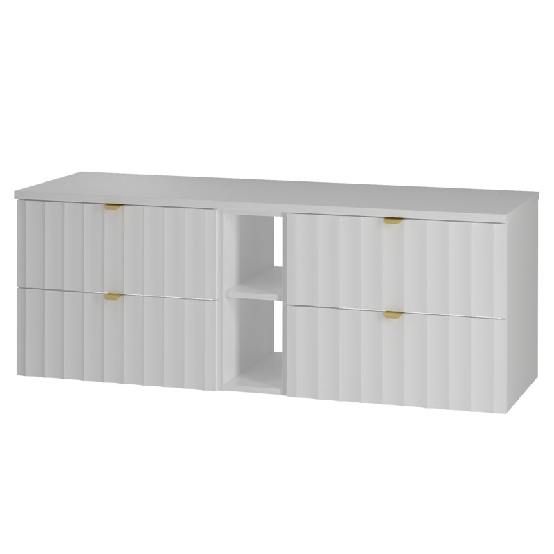 Adne Bathroom Storage Furniture Set, Grey