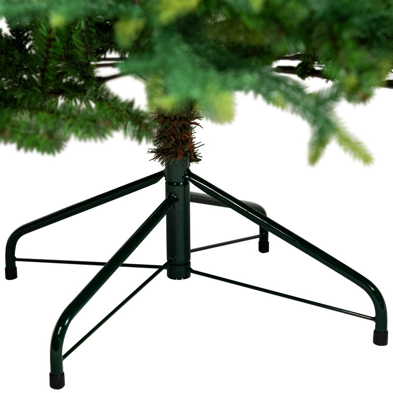 Real Touch Two-Tone River Deer Pine Full Artificial Christmas Tree - Unlit, 6.5'