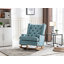 Chaise berçante moderne rembourrée
