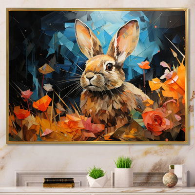 " Rabbit Energetic Hopper Collage I "