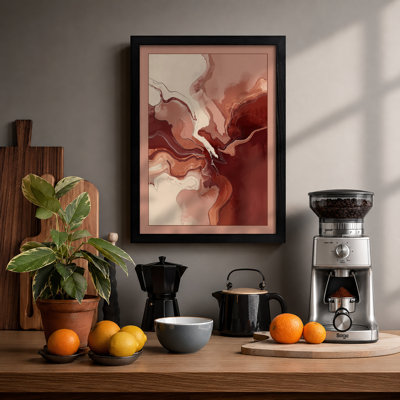 Fluid Abstractions Abstract - Framed Print