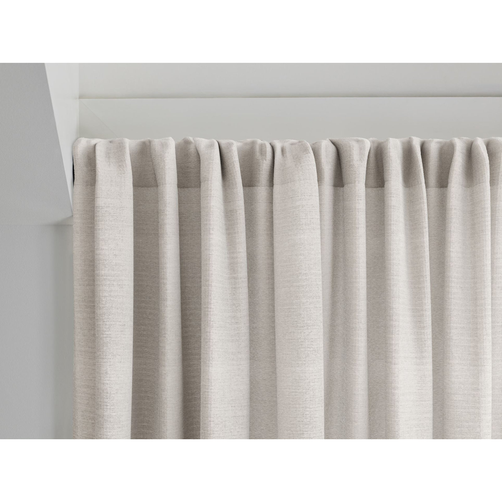 Sunbrella Delaney Light Filtering Curtain, 50" W x 84" L, Flax
