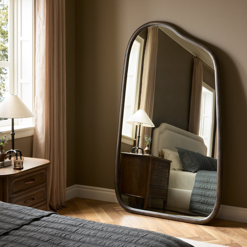 Synero Abstract Solid Wood Mirror