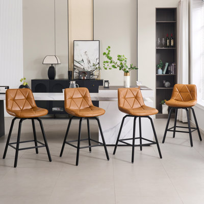 Tabouret de comptoir pivotant 26 po