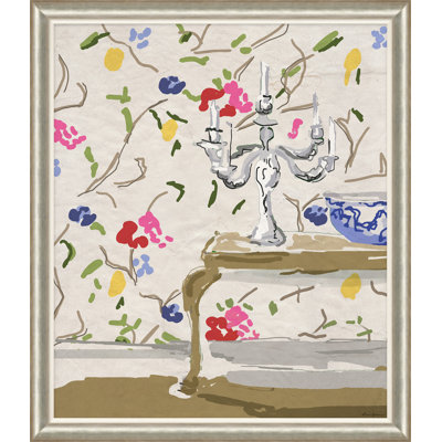 «Sissinghurst with Candelabra» par Dana Gibson, encadré