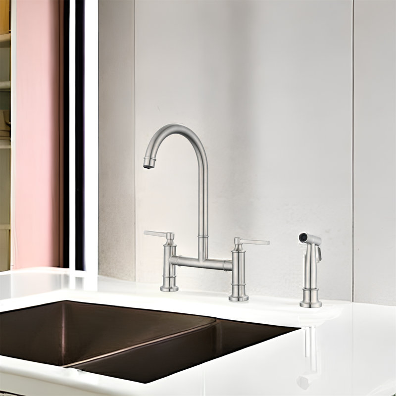 MONSFEST Kitchen Faucet with Side Spray
