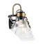 Éclairage pour salle de bain 4 lumières 34 po avec verre transparent 34 po-108202080
