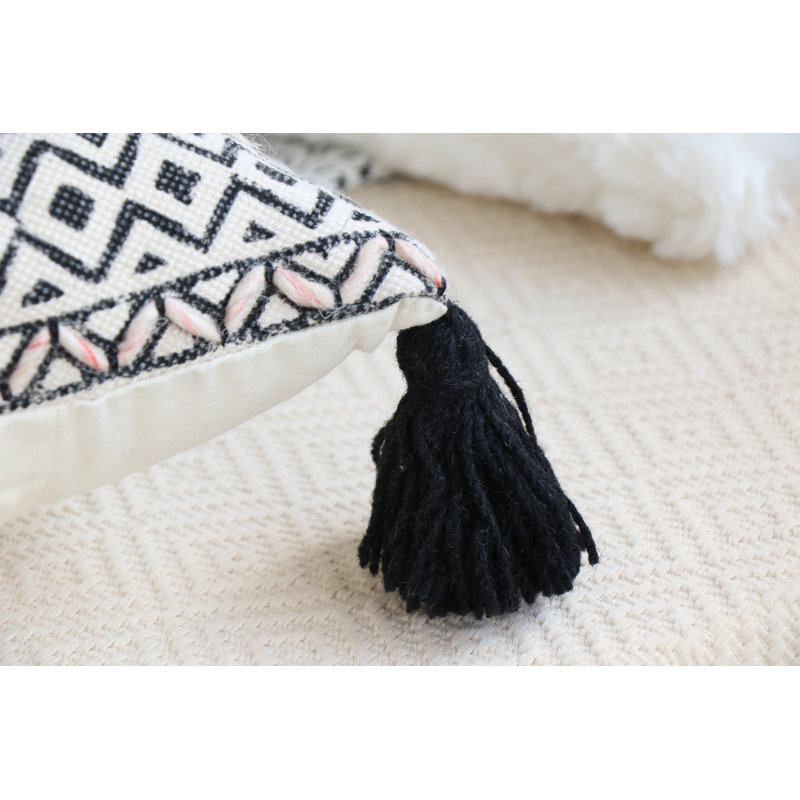 Housse de coussin en coton