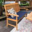 Ensembles de salle à manger de patio en teck pour 6 personnes avec coussin Summerton-1266754329