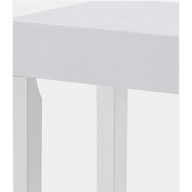 Console moderne, canapé Amy, blanc