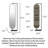 Contemporary Rotating Full Body Mirror Coat Hanger With Multi Purpose Back Storage Compartment