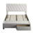  Faux Leather Upholstered Tufted Platform Storage Bed Frame-731513499-743578155