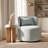 Swivel Accent Chair with Throw Pillow-86905324