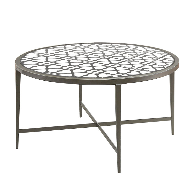 Nowata Glass Top Coffee Table