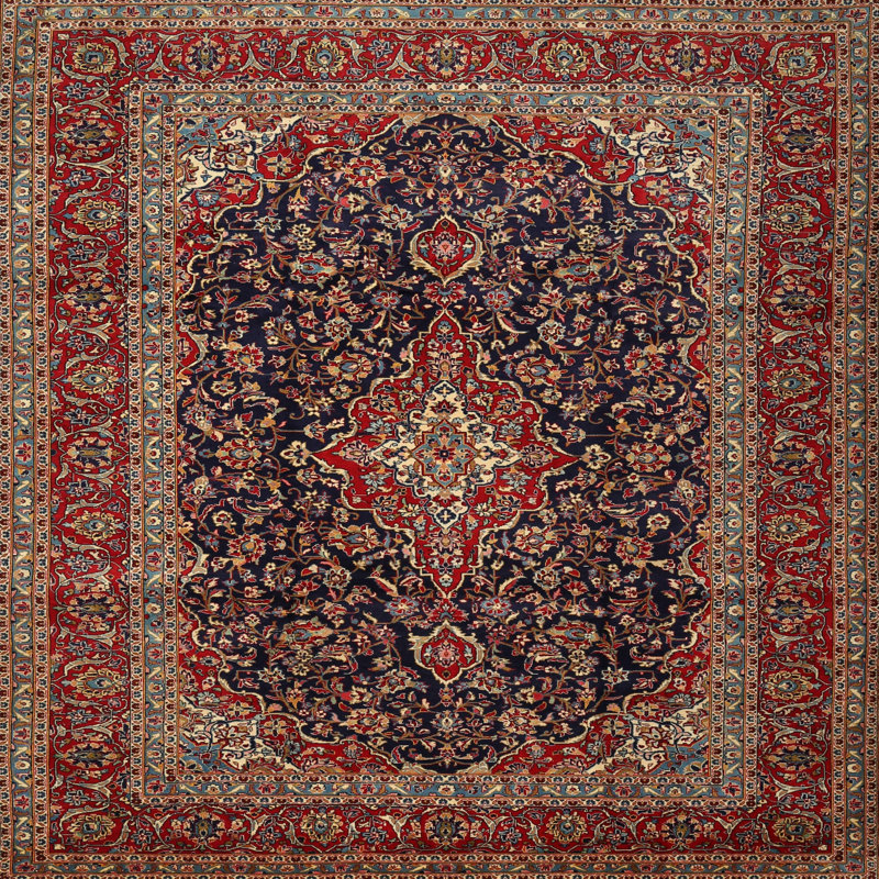 Saige Oriental Indoor Rug, Square 5'