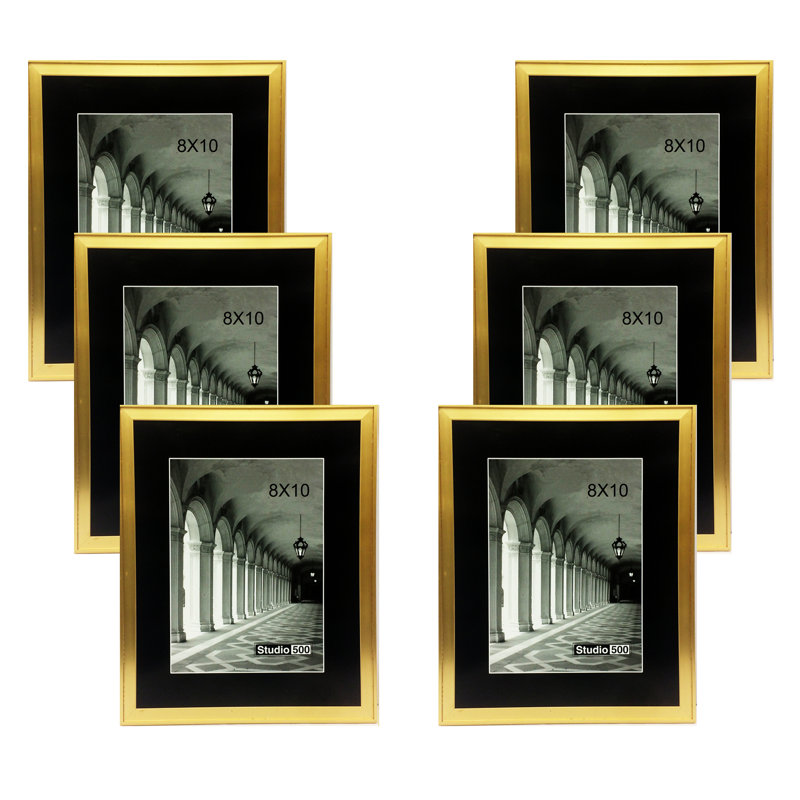Cadre photo Hargrave, 10,5 po x 8,5 po, Doré