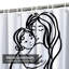 Rideau de douche avec 12 crochets-439237417