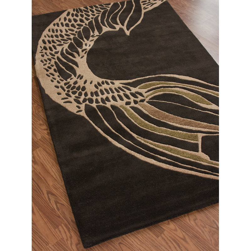 Tapis gris anthracite Roffe, Rectangle 5 pi x 8 pi