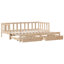Segura Solid Wood with Trundle-305332006-305332007