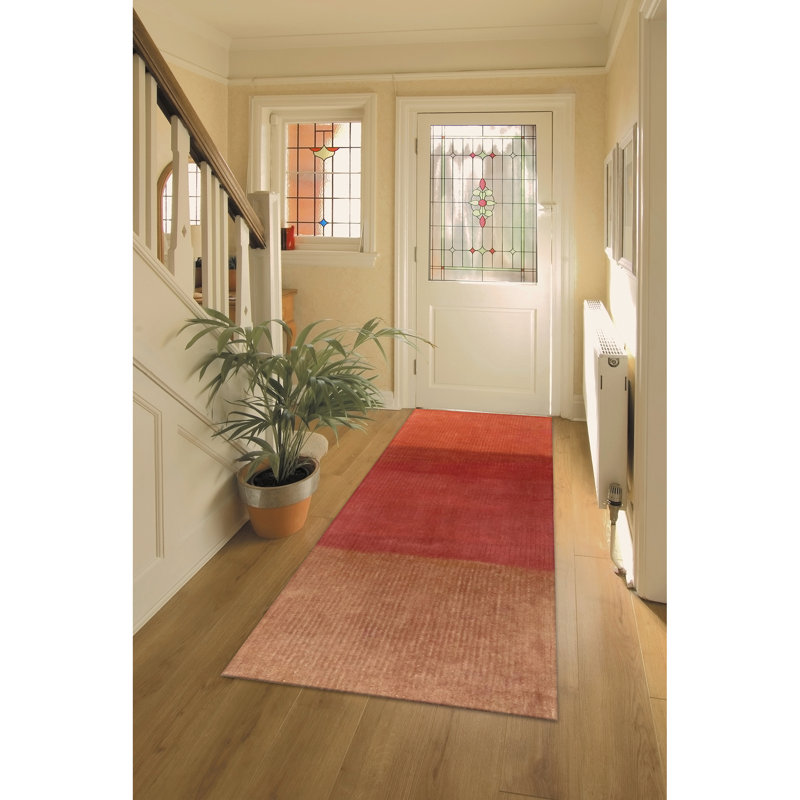 Tapis d'intérieur à rayures tibétaines Gragg, Tapis de couloir 2 pi 3 po x 8 pi