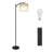 Starkisha 160cm Polished LED Arched Floor Lamp with USB