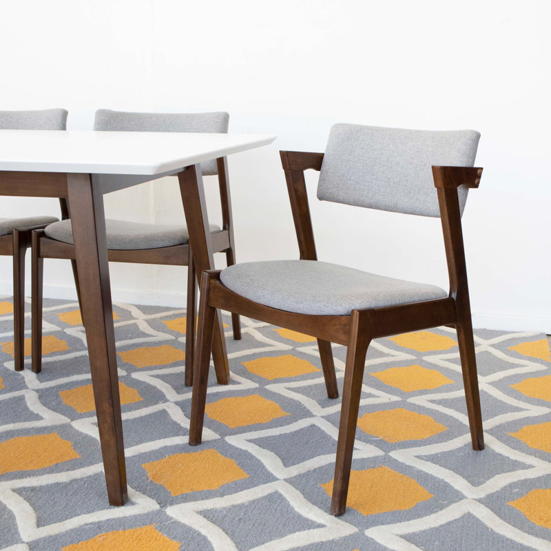 Ensemble de salle à manger pour 4 personnes Towler, Blanc