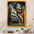 Impression dorée sur toile encadrée