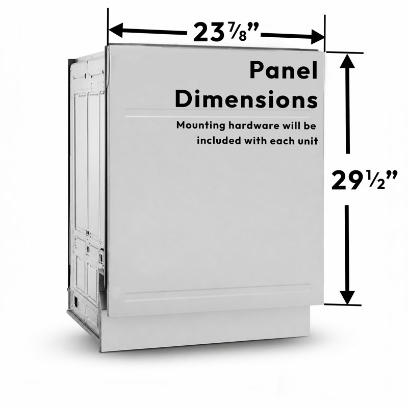 24 Inch Built-In Dishwasher, Panel Ready