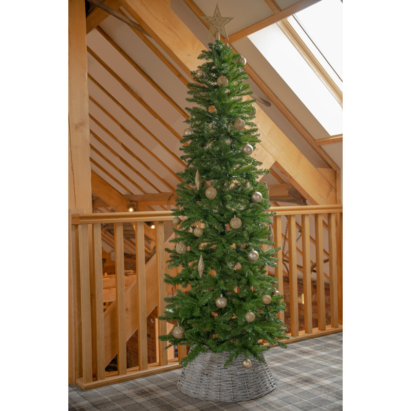 229' H Lighted Artificial Fir Christmas Tree