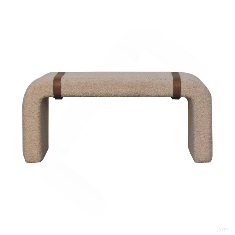 Banc en cuir Boucle