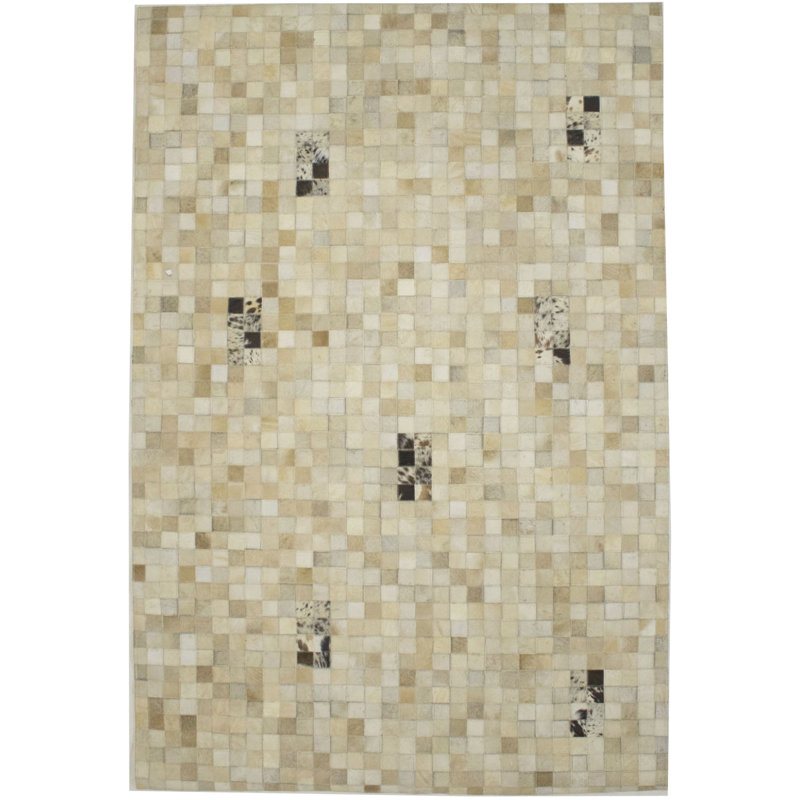 Tapis géométrique fait à la main multicolore, Rectangle 4 pi x 6 pi