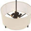 4 - Light Drum Chandelier
