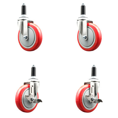 4 Piece Poly Caster Set