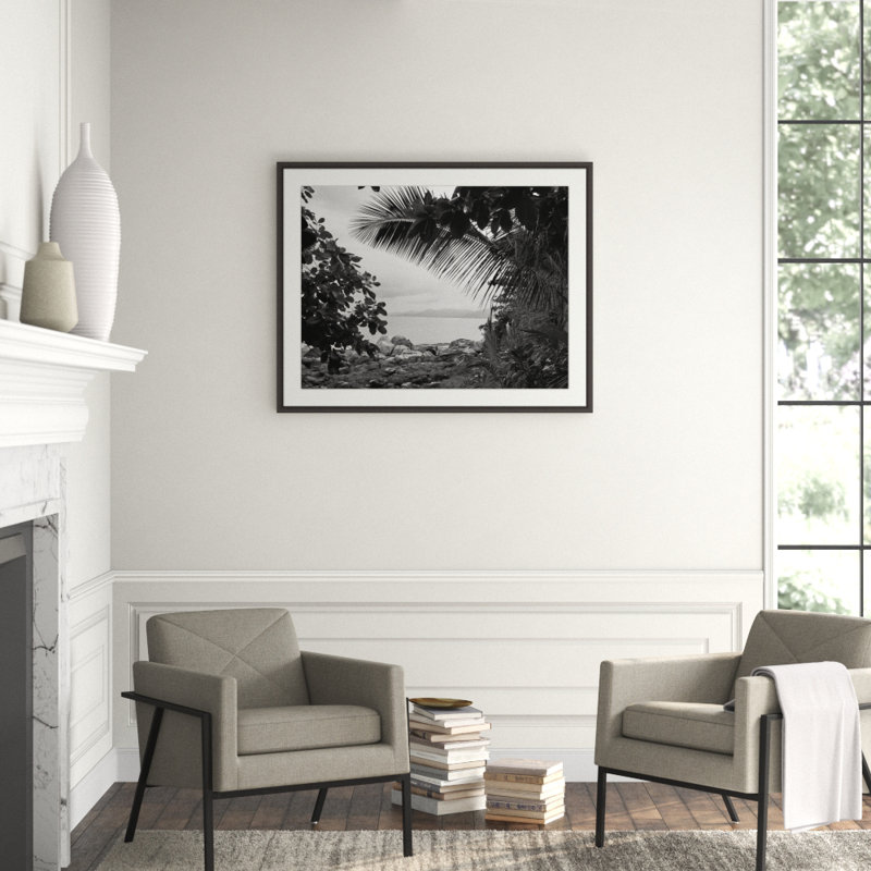 Thai Palm' Framed Photographic Print on Glass