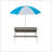 Wooden Kids Picnic Table, Sand And Water Table With Umbrella, Activity Table For Outdoor Backyard Patio Play