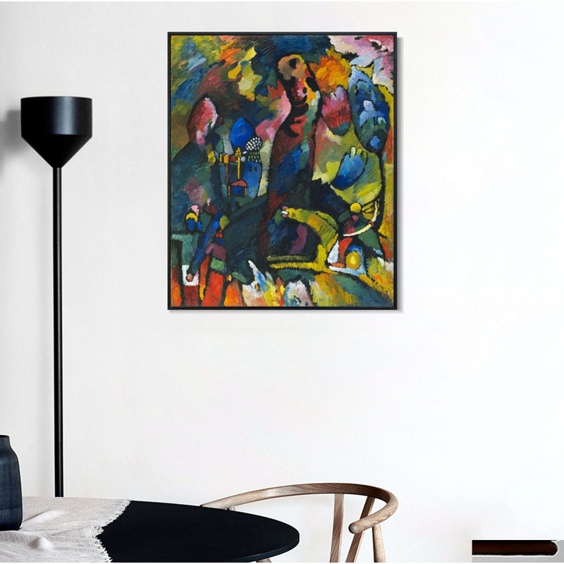 "Giclée sur toile encadrée" par Wassily Kandinsky, art mural, impression sur toile, décorations de bureau à domicile