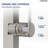  Single Hole Bathroom Faucet with Pop-up Overflow Drain Assembly, Single Handle Bathroom Sink Faucet-124671820