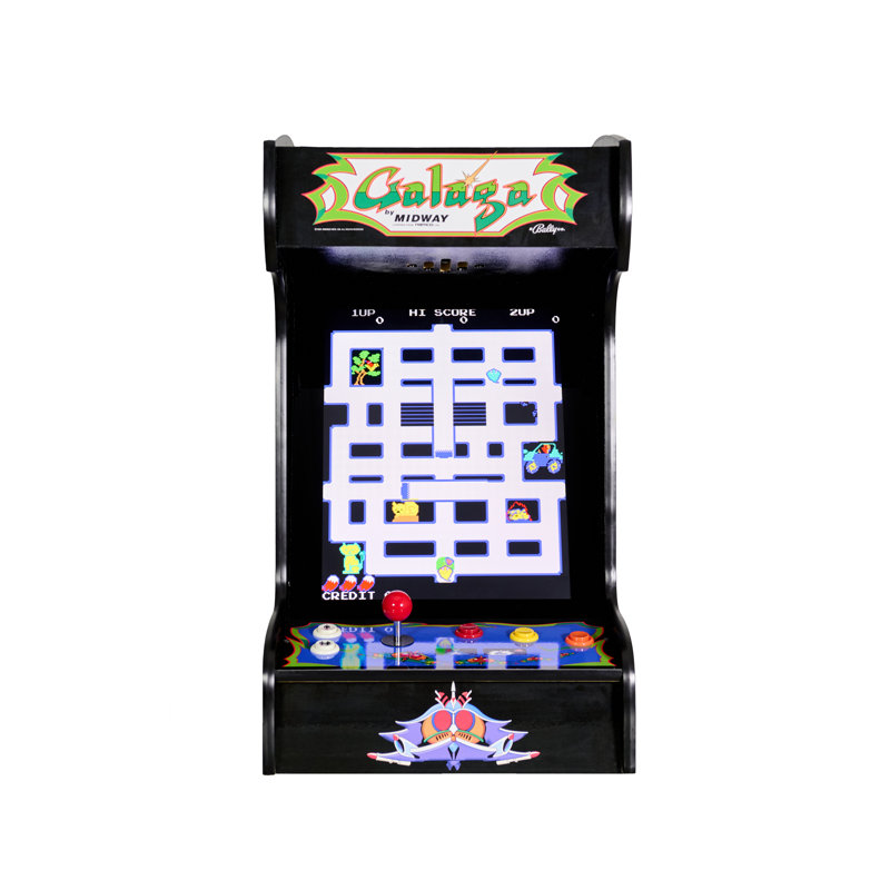 60 Classic Retro Games Tabletop Arcade Machine by Doc and Pies Arcade Factory (Black)