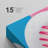 " White Donuts With Pink Stripes "-88315152