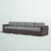 Demarest Fully Assembled 122'' Wide Outdoor Wicker Patio Sofa