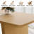79"L×36"W×29"H Wood Dining Table Kitchen Table with 2 Slanted Legs-464785927