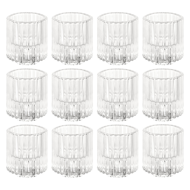 Reversible Candle Holder For Taper Candles & Tealight Candles, Set Of 12