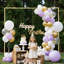 Rectangular Archway Backdrop Frame With Anchor Bolts - Metal Rust-Proof, Reinforced Base Welded, Suitable For Indoor And Outdoor Wedding, Birthday Decoration Backdrop Frame