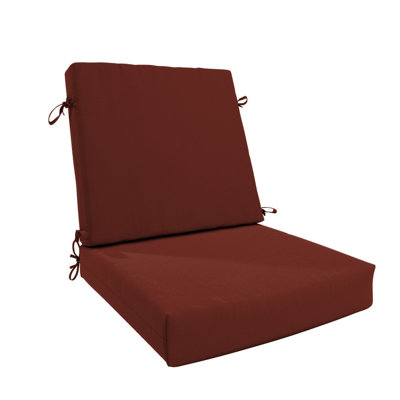 Dining Chair Cushion, 20" X 40" X 3.5", Premium Memory Foam Core With Waterfall Edge, Sunbrella Fabric, Patio Cushion For Outdoor Dining Chairs