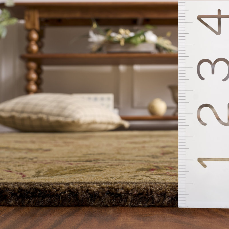 Tapis oriental en laine touffeté à la main Tingley, Rectangle 6 pi x 9 pi