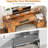 Moomal 75" W Computer Desk with LED Lights-1573221687