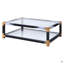 Table basse en verre transparent