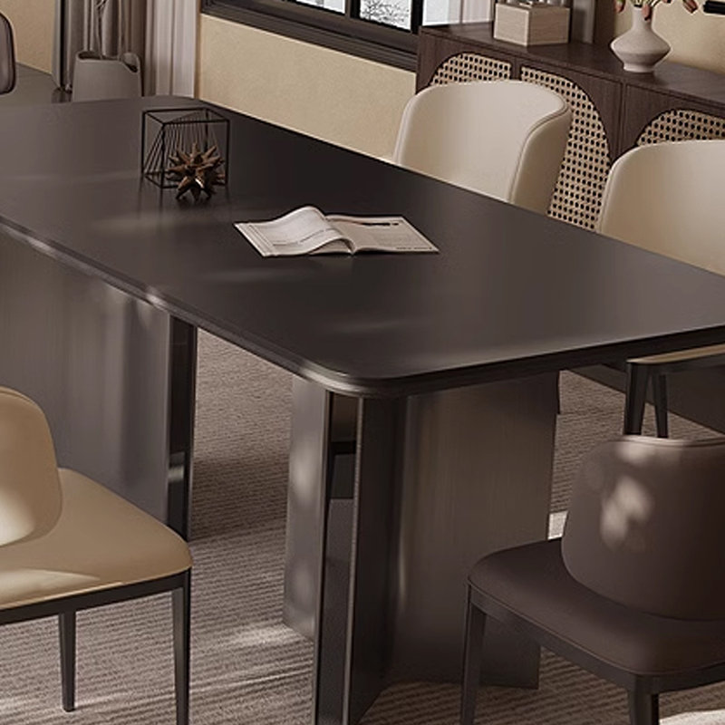 Table rectangulaire légère et moderne, H 29,53 po x L 78,74 po x l 31,5 po